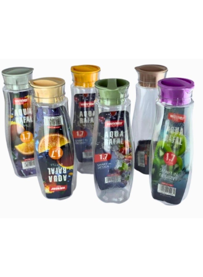 Winner 2-Pack Winner Plastic Bottles 1.7L – High Quality Multi-Purpose Water Bottles - Image 1