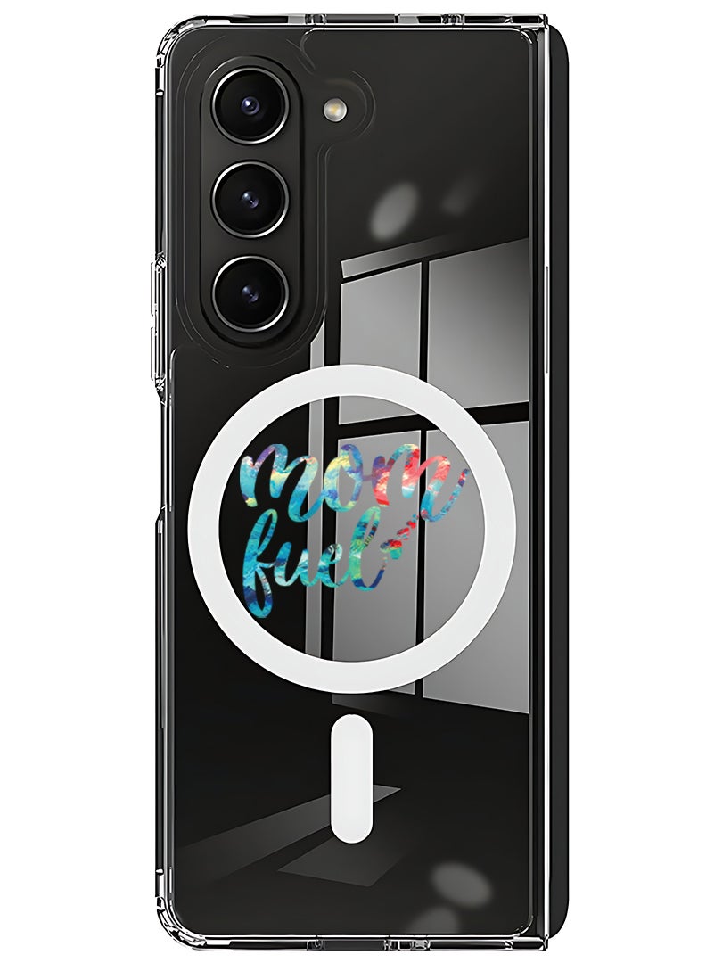 Theodor Magnetic Case for Samsung Galaxy Z Fold 6 Compatible with MagSafe Wireless Charging, Shockproof Phone Bumper Cover Mom Fuel - Image 1