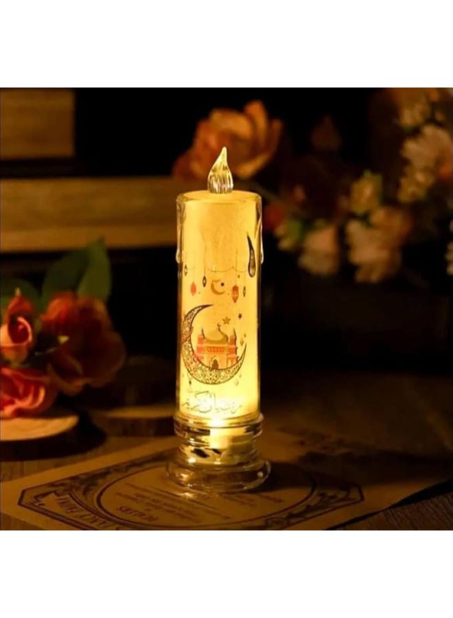 إضاءة شموع LED رمضانية – طقم 6 تصاميم مختلفة - Image 3