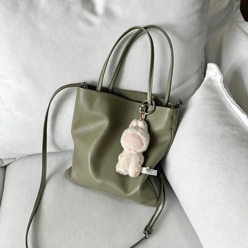Soft Leather Casual Tote Bag - Image 4