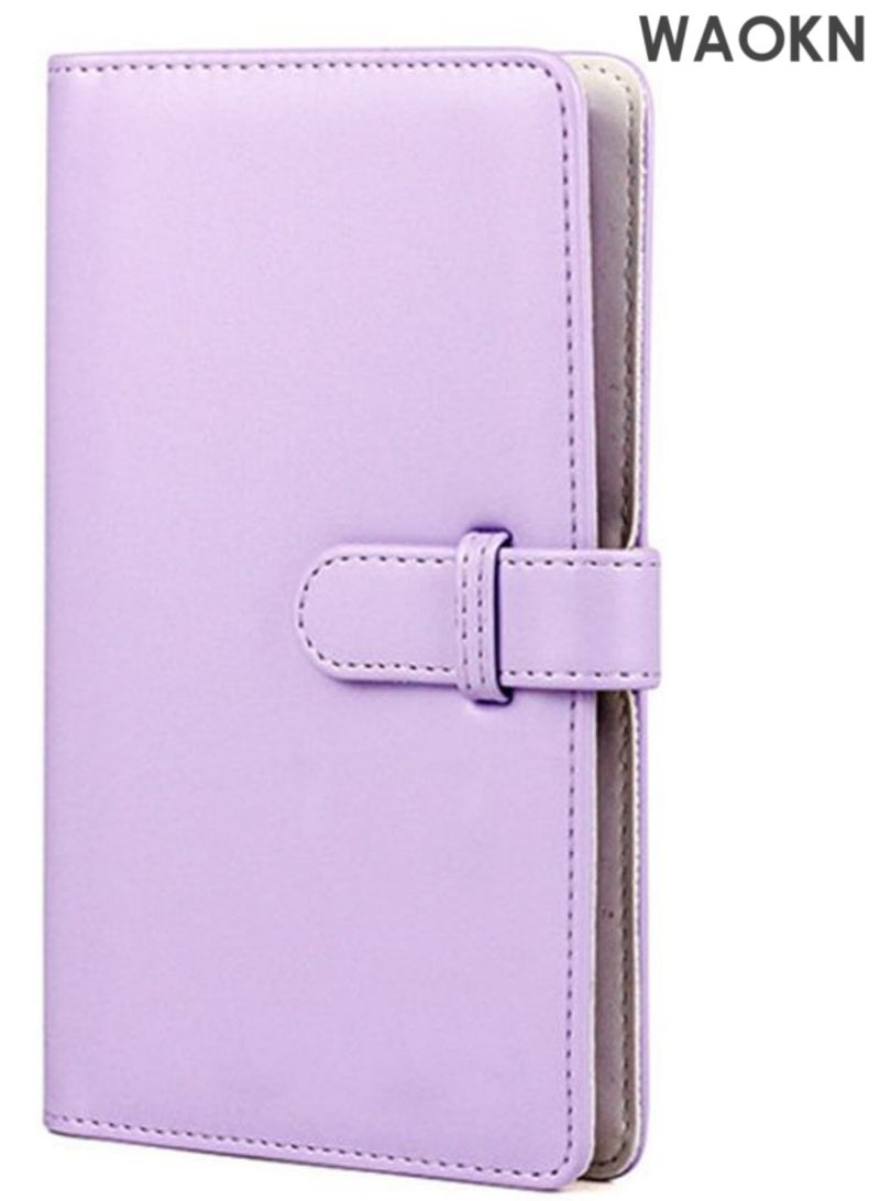WAOKN 108 Pockets Photo Album, Instant Pictures Album Mini Camera Accessories Portable Small Family Memory Albums Photo Book Durable Portable Photo Album for Family Wedding travel Boys Girls Birthday Gift - Image 1