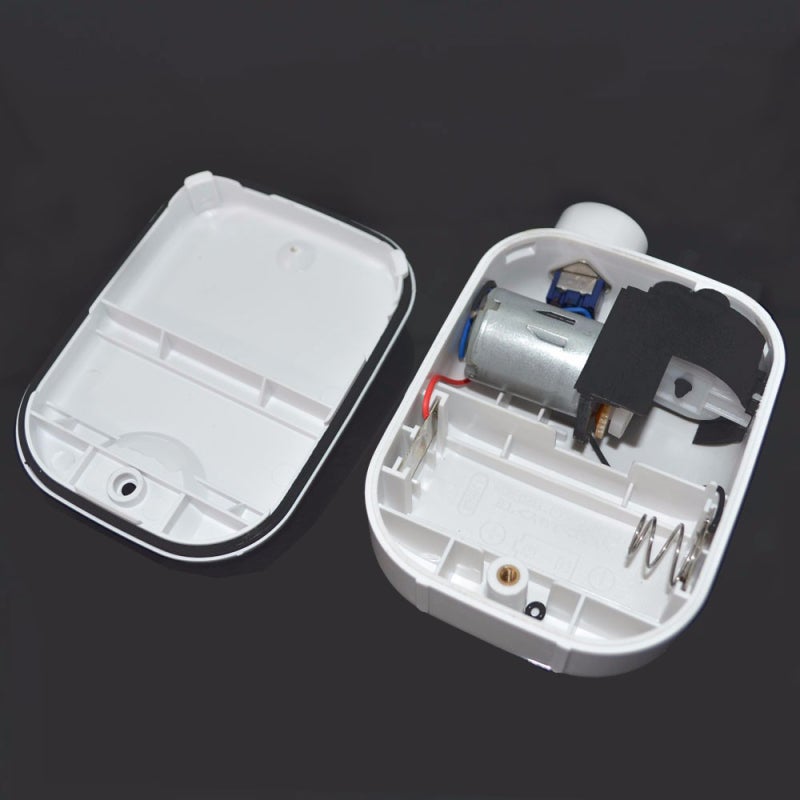 Aquarium Oxygen Pump: White Durable Water-Resistant ABS Construction - Low Power Consumption D Battery Operated Silent 2-Mode Aerator with Stainless Steel Clip for Home Fish Tanks Outdoor Fishing Buck - Image 3
