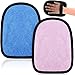 Skylety 2 Pcs Sand Wipe Off Mitts Beach Mitt Wipe Duster Cleaner for Summer Volleyball Sandbox Water Activity Soft Towel Clean Sand from Skin Mitt Pack for Surf Ocean Lakeside RecreationPink Blue - Image 2