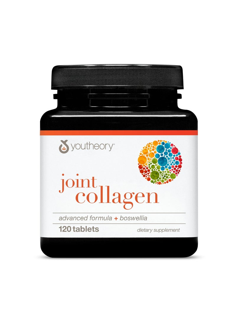 youtheory - Joint Collagen Advanced Formula + Boswellia 120 Tablets - Image 1