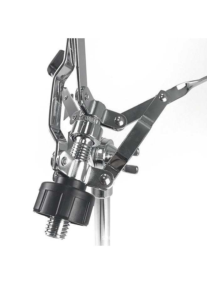Generic - 12-inch Galvanized Carbon Steel Drum Tripod Stand 19.7inch-29.5inch Height Adjustable for Dumb Drum Snare Drum Drum Set Supporting - Image 1