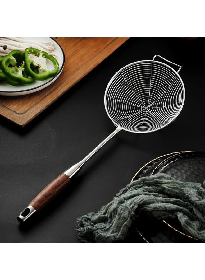 Onlycook Onlycook 304 Stainless Steel Strainer Skimmer, Colander, Noodle Scoop, Dumpling Skimmer, Strainer, Oil Frying Basket, Ladle - Image 1