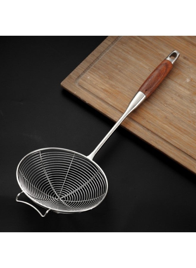 Onlycook Onlycook 304 Stainless Steel Strainer Skimmer, Colander, Noodle Scoop, Dumpling Skimmer, Strainer, Oil Frying Basket, Ladle - Image 5