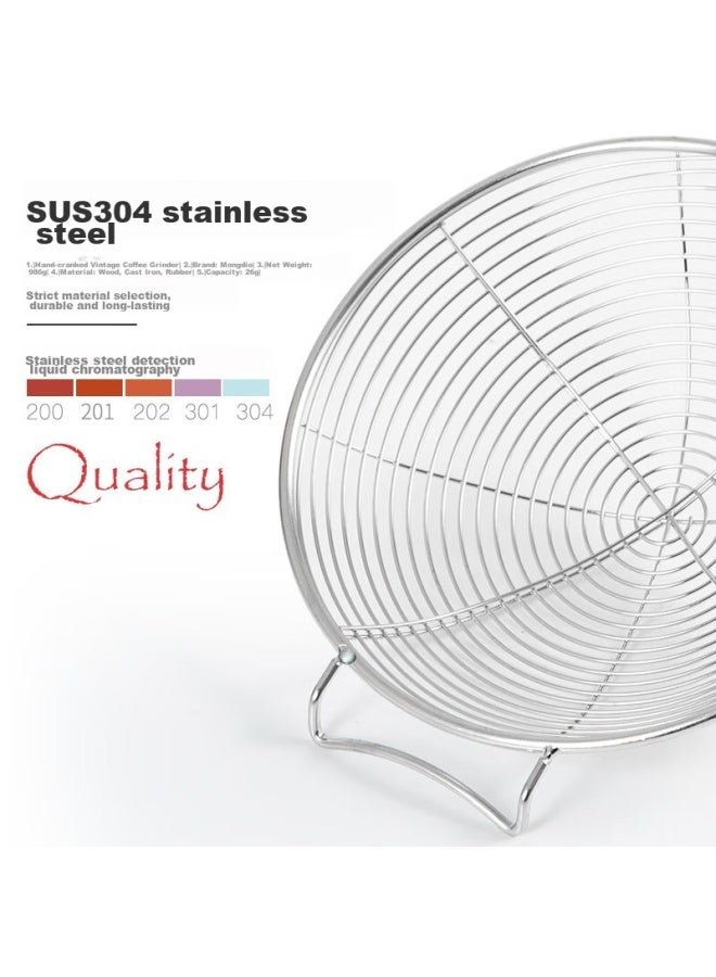 Onlycook Onlycook 304 Stainless Steel Strainer Skimmer, Colander, Noodle Scoop, Dumpling Skimmer, Strainer, Oil Frying Basket, Ladle - Image 4
