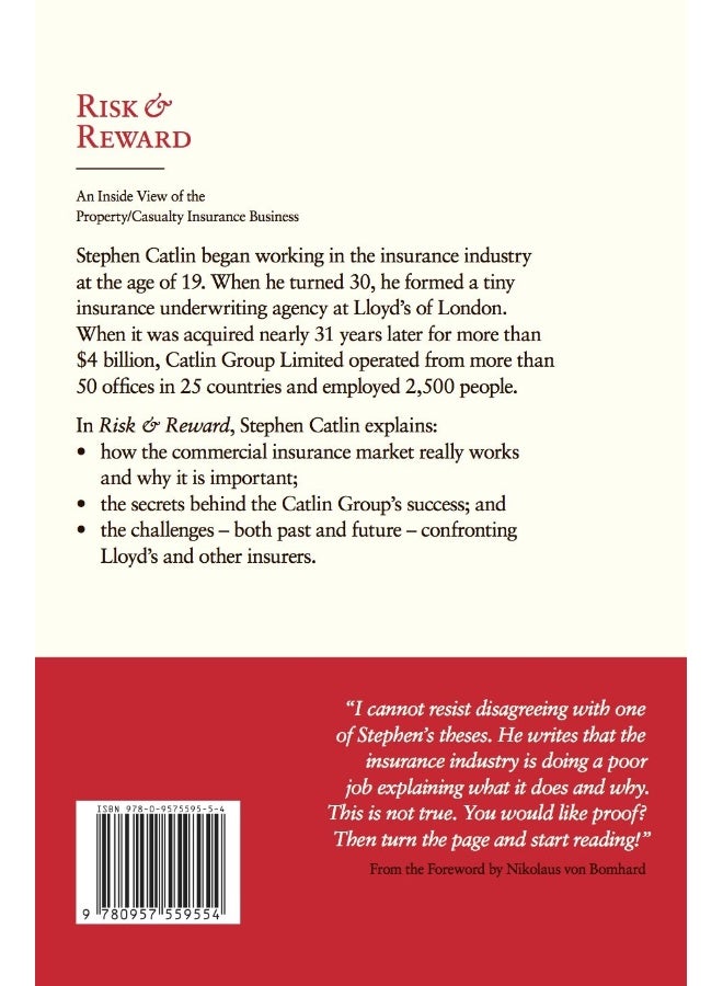 Risk And Reward An Inside View Of The Propertycasualty Insurance Business