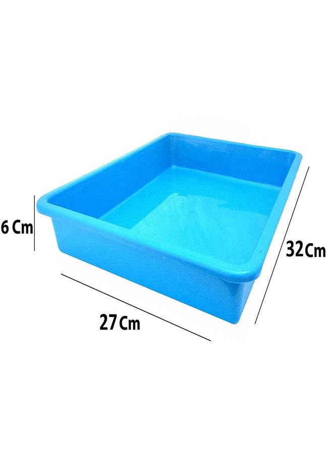 Dmitry Plastic 2 Pieces Stationary Office Multipurpose Tray (Multicolor)- 32 x 27 x 6-402 Tray - Image 2