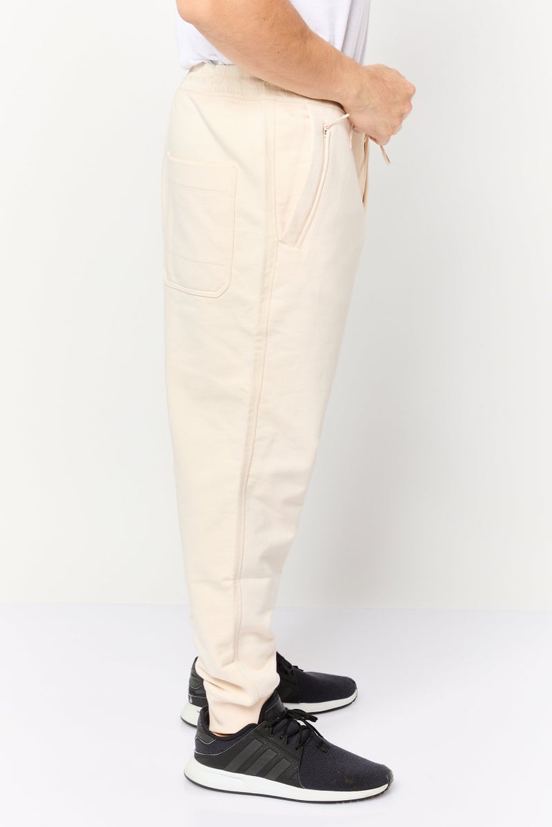 Adidas Men Sportswear Fit Outdoor Sweatpants, Cream - Image 3