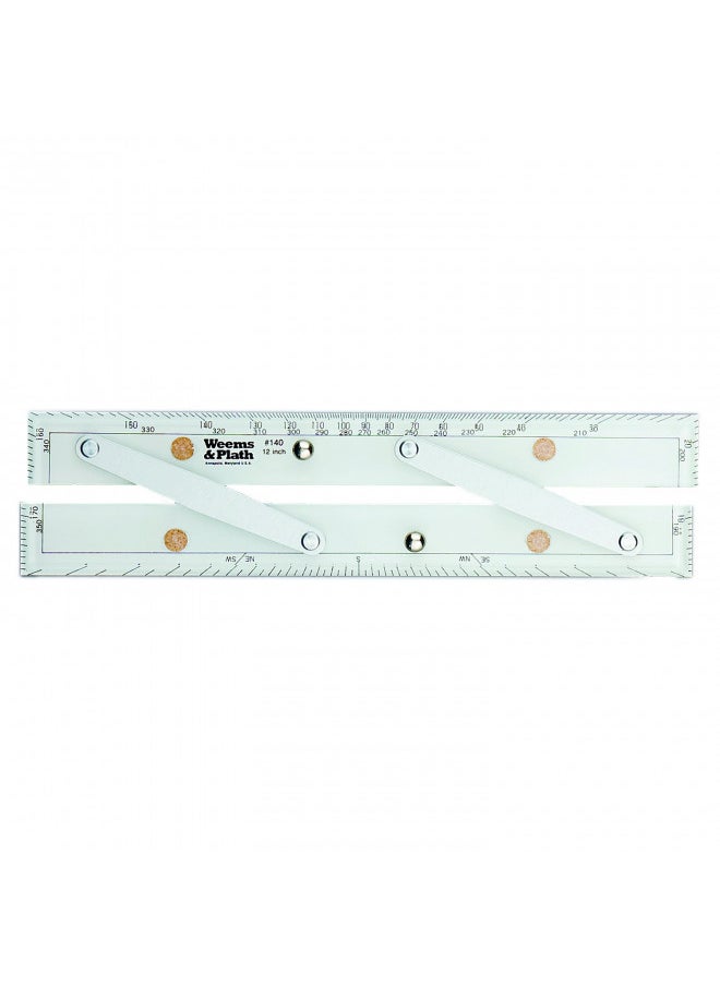 WEEMS & PLATH Weems & Plath 12 Parallel Ruler #140 with Brushed Aluminum Arms 