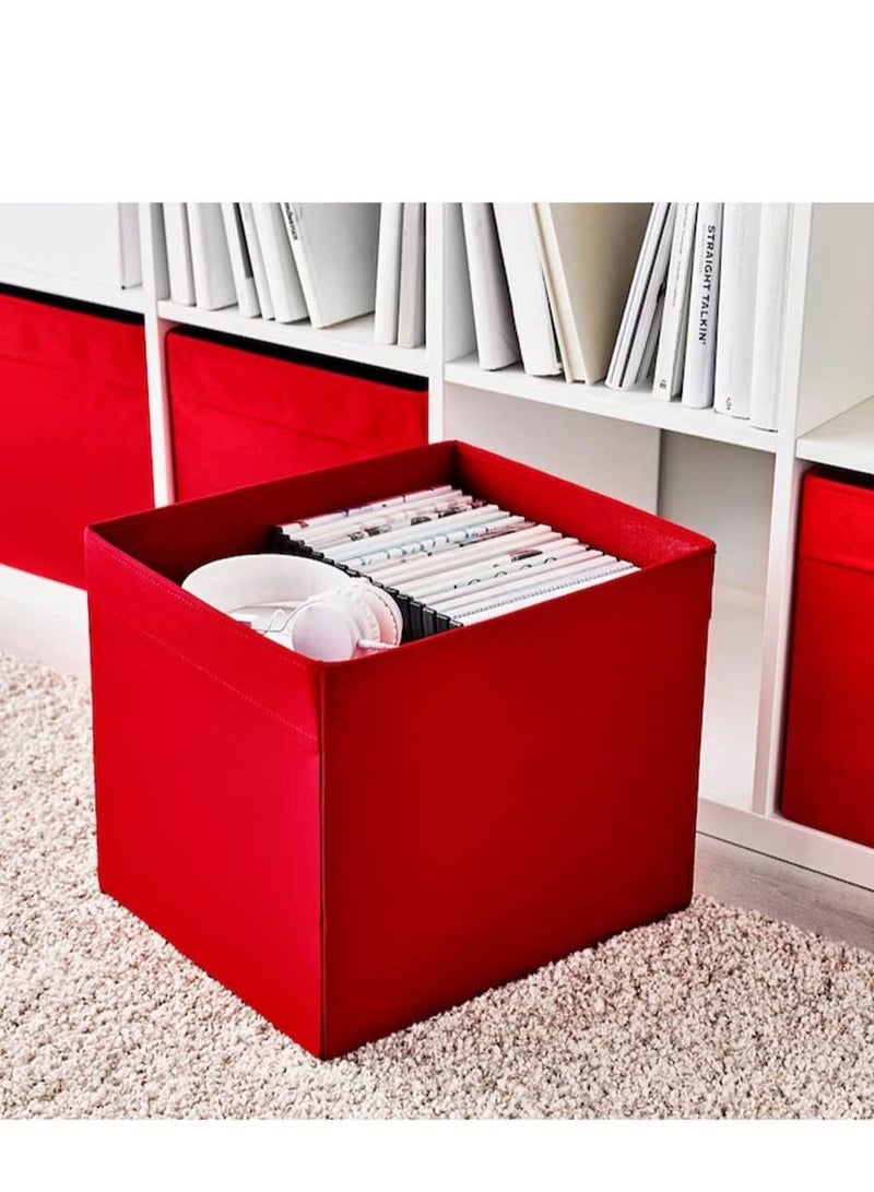 co arma Red Fabric Box 33x38x33cm - Image 1