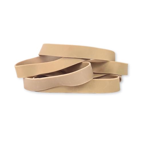 Alliance Rubber 27055 Advantage Rubber Bands Size #105, 1 lb Box Contains Approx. 60 Bands (5" x 5/8", Natural Crepe) Beige - Image 5