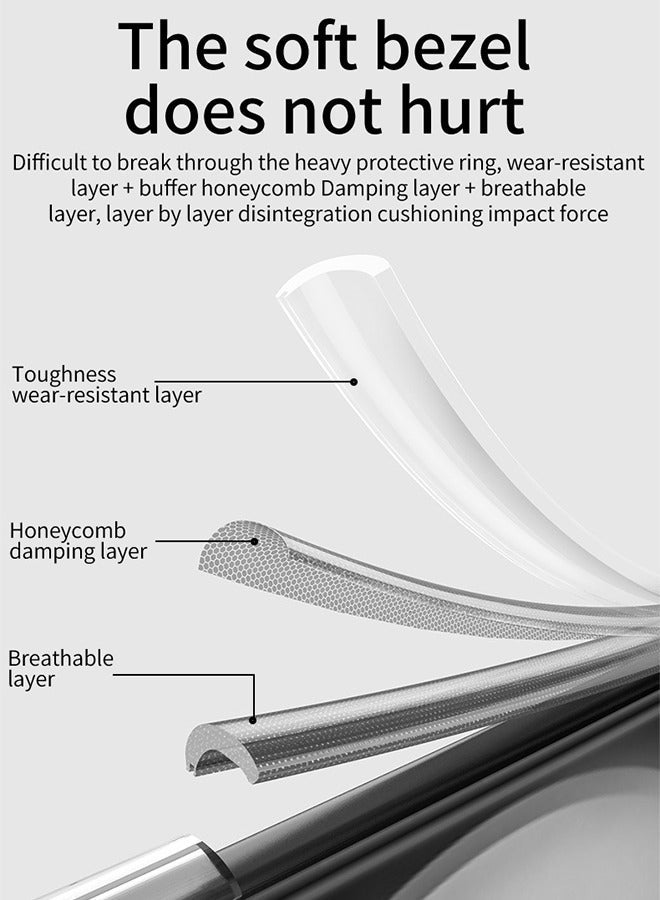 DUNISO Samsung Galaxy S24 Ultra Phone Case Full Body Protective Phone Cover Anti-fall Anti-fingerprint Phone Case with Touchscreen Pen for Samsung Galaxy S24 Ultra 5G Phone Case - Image 3