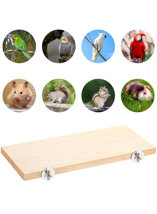 Okllen 3 Pack Bird Perch Stand, Burlywood Wood, For Parakeet - Image 5