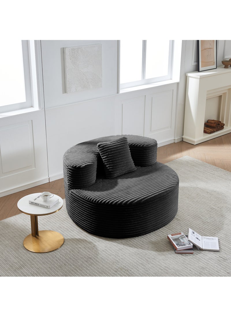 متجر ان زون كنبة فخمة بتصميم دائري انيق تضيف لمسة فنية الى ديكورك - Image 1