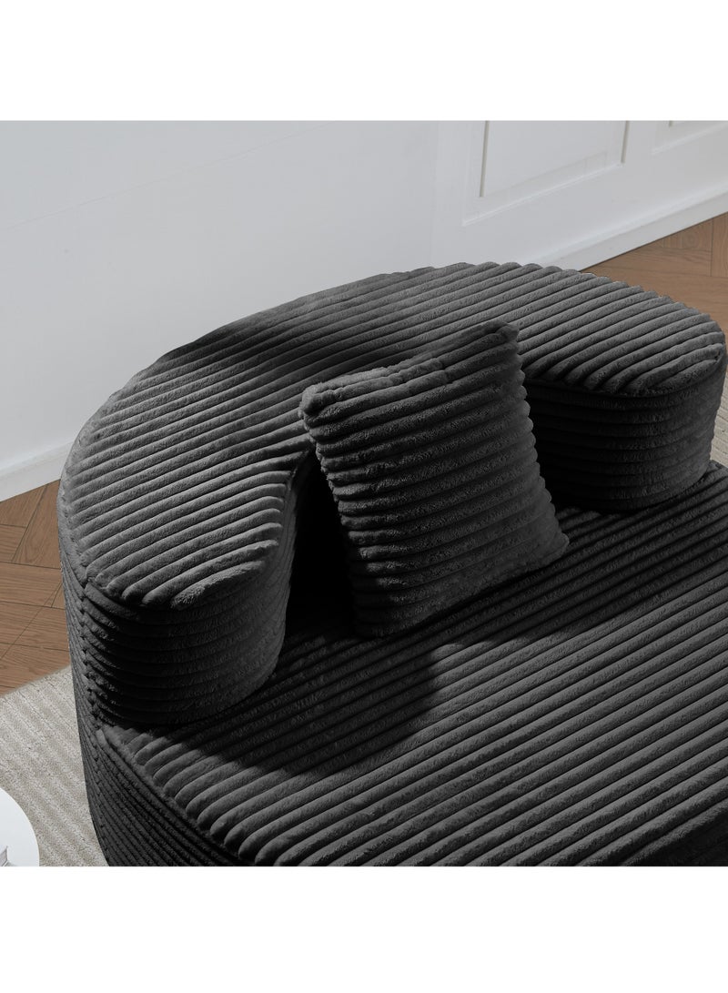 متجر ان زون كنبة فخمة بتصميم دائري انيق تضيف لمسة فنية الى ديكورك - Image 4