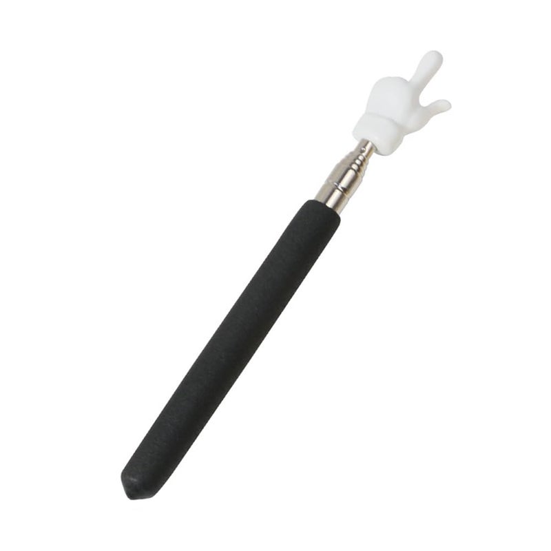 AIKESIWAY Teacher Pointer Sticks FingerPointer for ClassroomTelescoping Hand Pointer Retractable Classroom Pointer Fingers for Elementary School Kindergarten TeacherClassroom Supplies 1 PCS Black - Image 2
