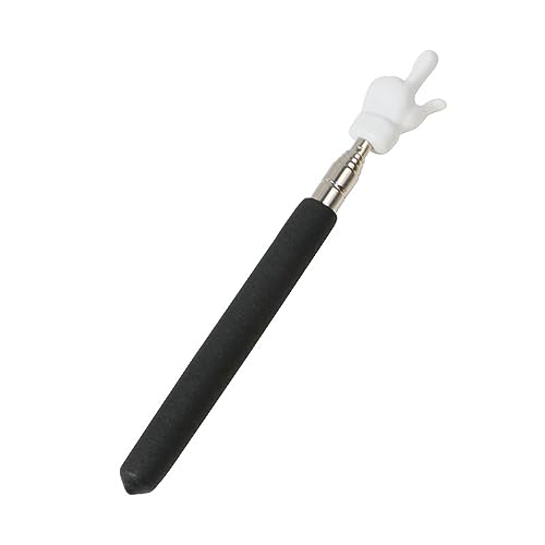 AIKESIWAY Teacher Pointer Sticks FingerPointer for ClassroomTelescoping Hand Pointer Retractable Classroom Pointer Fingers for Elementary School Kindergarten TeacherClassroom Supplies 1 PCS Black - Image 1