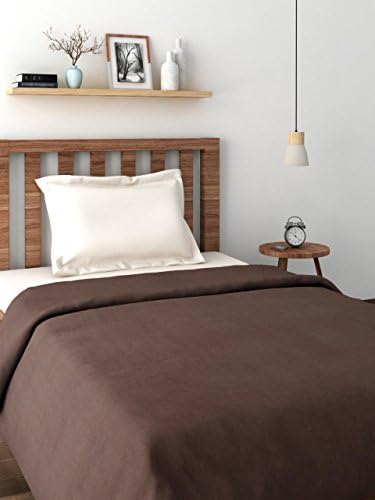 Goyal's ® Polar Fleece 250 TC Blanket (Single Bed, Coffee Brown) - Image 3