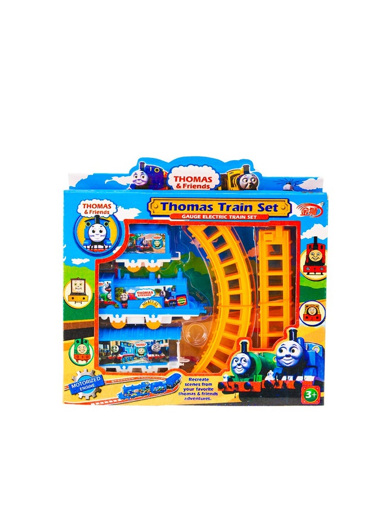 Hot Sale Electric Plastic Educational Model Light DIY Rail Track Toy Train Set - Image 4