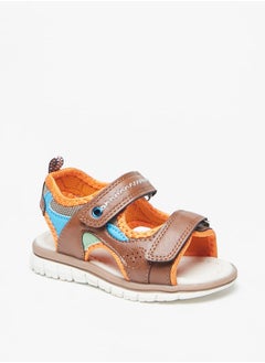 LBL by Shoexpress Boys Colourblock Floaters with Hook and Loop Closure  - Image 2