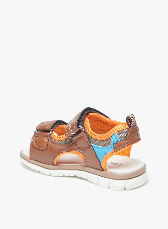 LBL by Shoexpress Boys Colourblock Floaters with Hook and Loop Closure