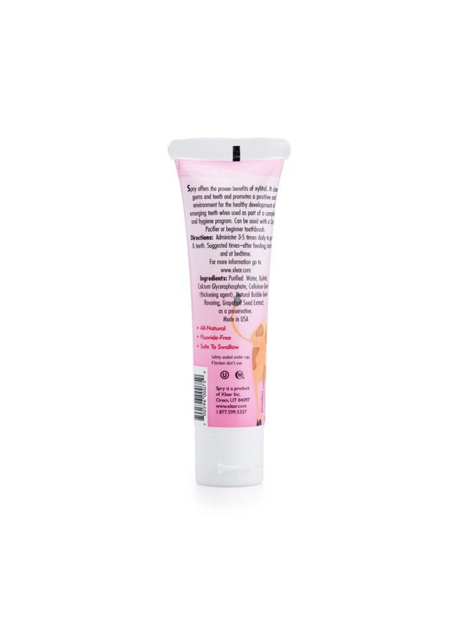 Spry Kid's Xylitol Tooth Gel (3 Pack) Bubble Gum, Original, Strawberry Banana - Image 2