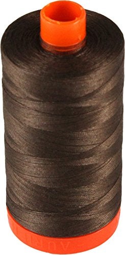 Aurifil Cotton Mako 50wt Medium Bark Brown Thread Large Spool 1421 yard MK50 1285 - Image 4