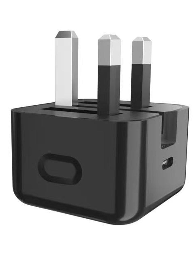 Captaintech 20W PD Fordable Adapter Fast Charging Charger With Lightning Cable Wall Power Delivery Compatible With Apple iPhone 13/iPhone12 Pro Max/SE 2020/11/XR/XS/X/8/7, Apple iPad Air 4/Pro 2020, Samsung Galax - Image 4
