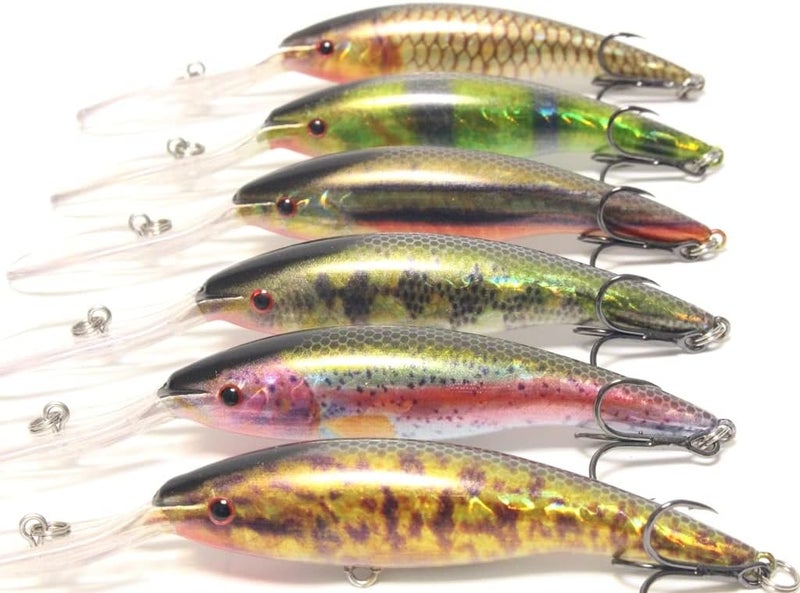 wLure Minnow Crankbait for Bass Fishing Bass Lure Jerkbait Fishing Lures and Tackle Box - Image 2