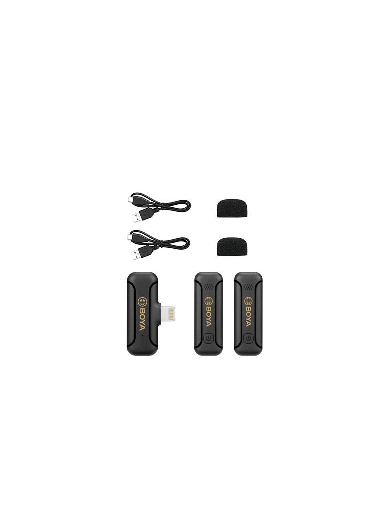 Boya BY-WM3T2-D2 Mini 2.4GHz Wireless Microphone for iOS devices - Image 3