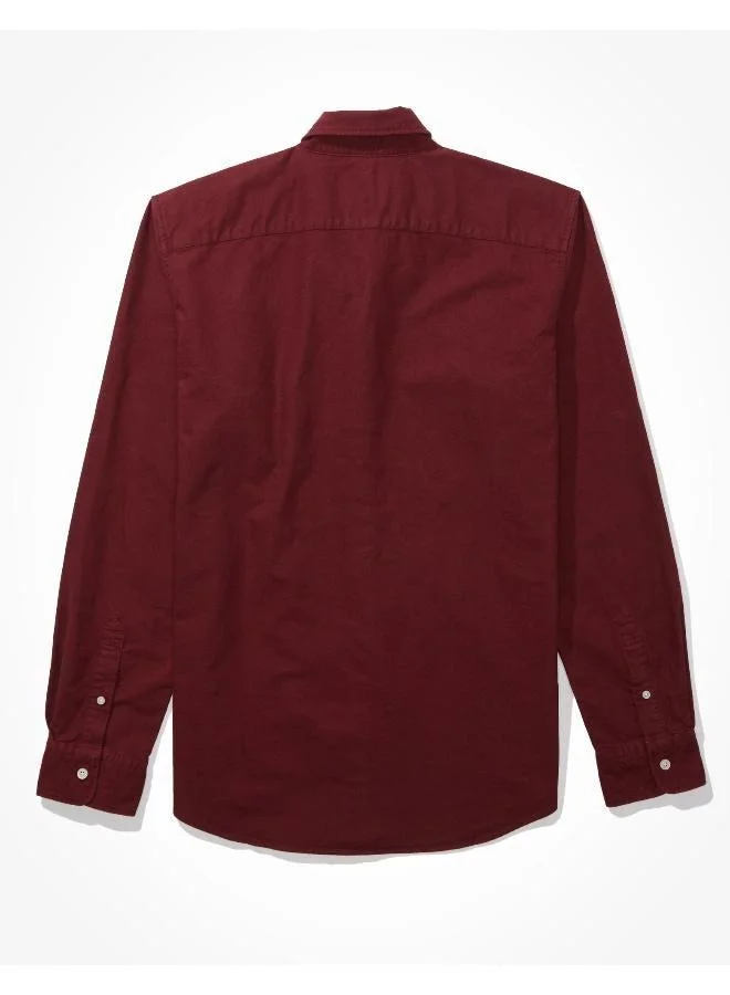American Eagle AE Classic Fit Oxford Button-Up Shirt