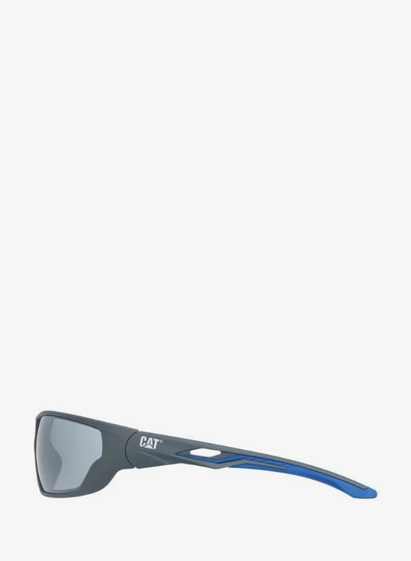 Caterpillar CAT CTSF‑OVERHAUL Men’s Oversized TR90 Sunglasses – 74mm Shield Frame – Rubber Grip Temples – Polarized Look