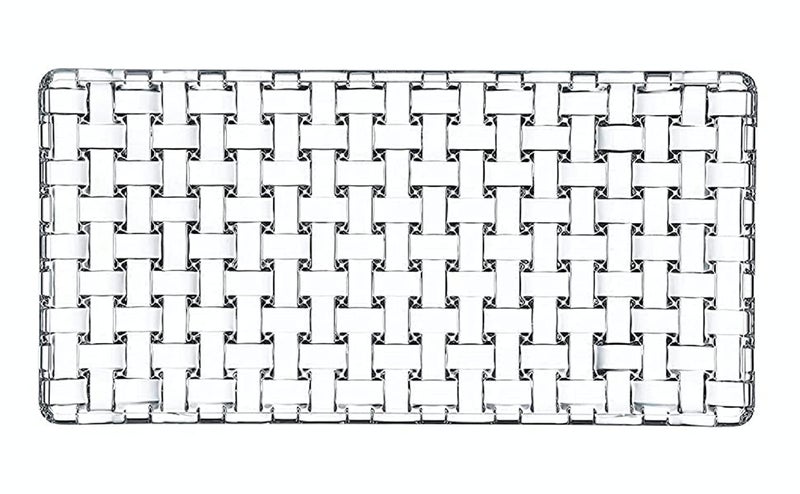 MKV MART MKV MART Multicolor Imported Rectangle Glass Dry Fruit Tray - Elegant Serving Solution for Chocolates, Snacks, and More - Ideal for Dining and Coffee Tables - Pack of 1 - Image 5