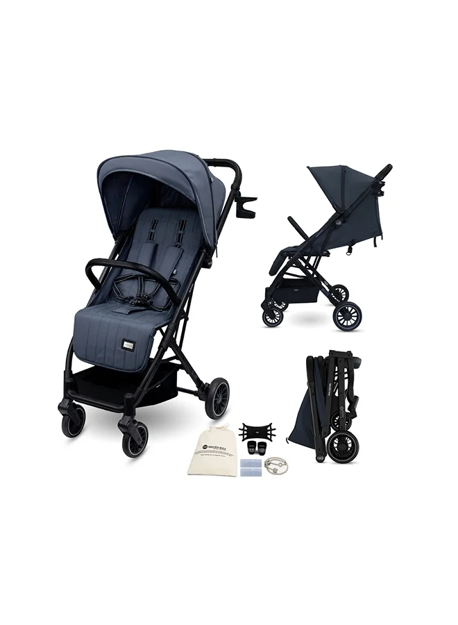 نيوبريز PENTA Compact Lightweight Travel Toddler Kids Baby Stroller W/Cup Holder,  Baby Trolley Handle Pushchair,  Quick Fold And Auto lock, Waterproof UPF 50+ Canopy 0-3yrs, 15kg,  3yrs Warranty