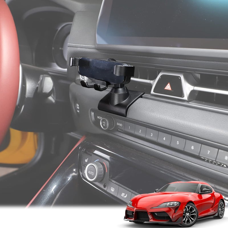 CHEAYAR Car Phone Holder,Car Phone Mount Supra, for All Mobile Phones,Phone Mount Dash Clip, Compatible with Toyota Supra GR A90 A91 MK5 2019-2022 - Image 1