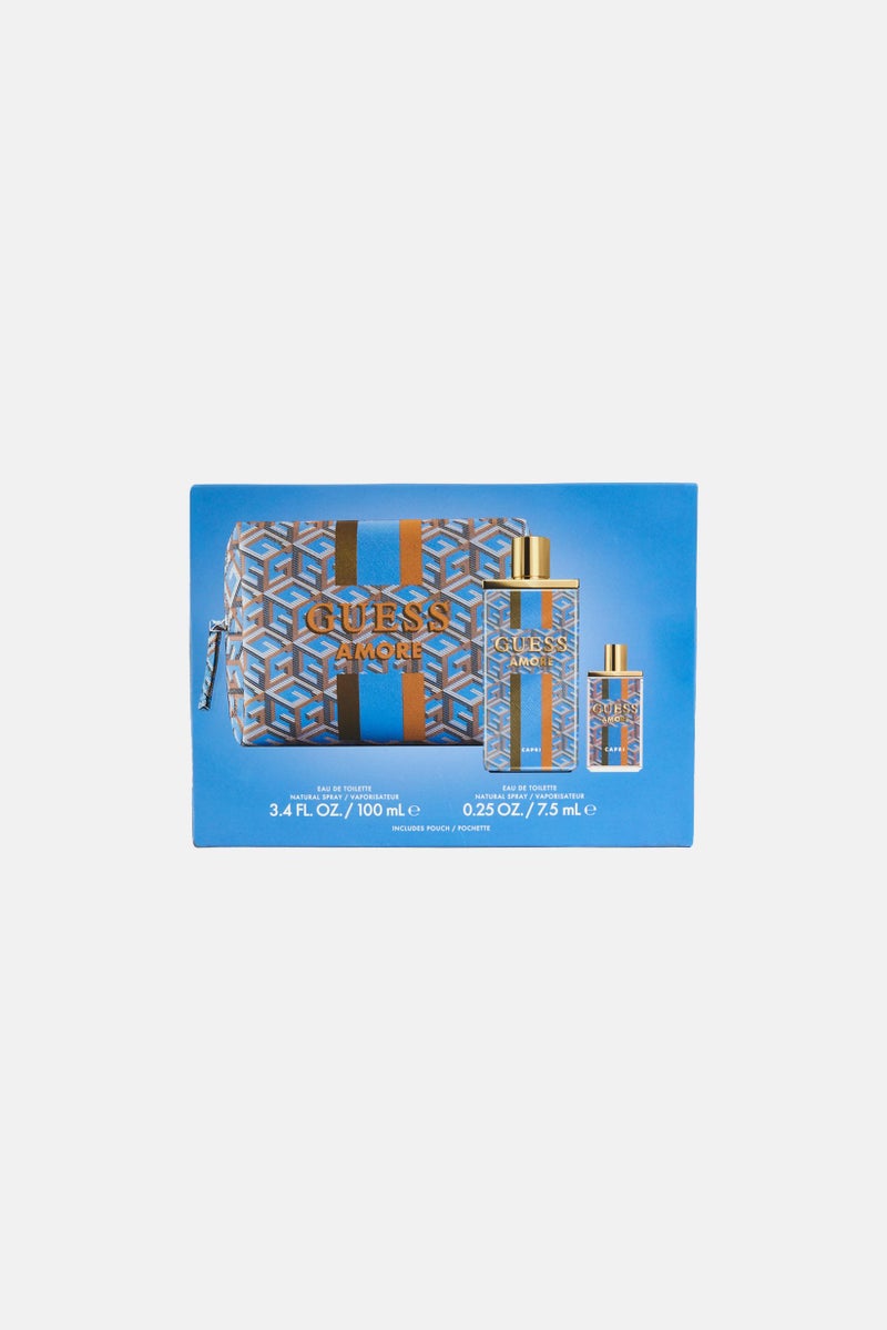 GUESS 3 Pcs Amore Capri Eau de Toilette Gift Set - Image 3