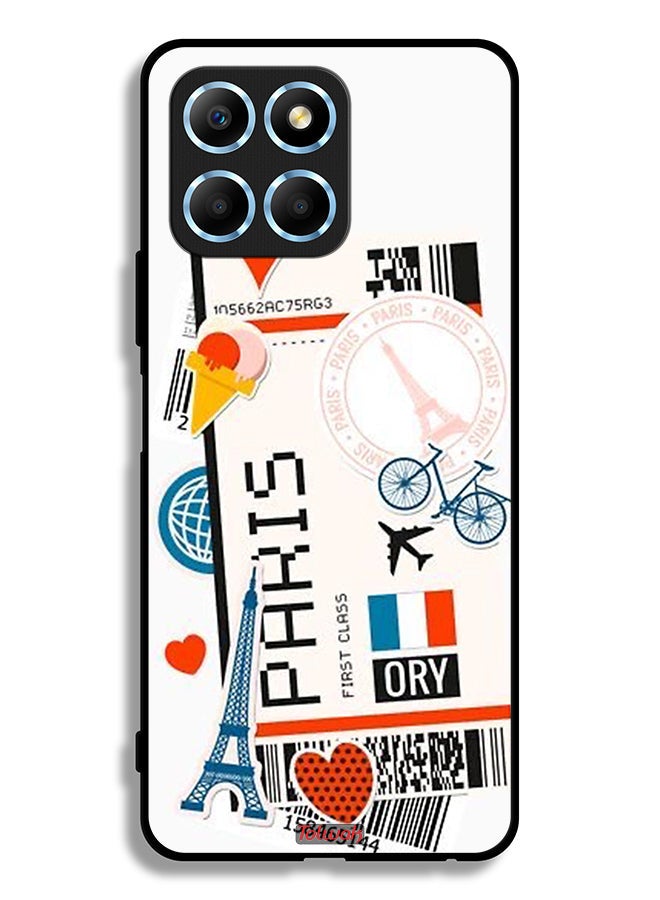 Tolwak Honor X6 Protective Case Cover Paris Sticker - Image 2