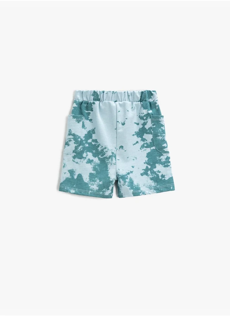 كوتون Shorts Pocket Detail Mid-Thigh Length Cotton