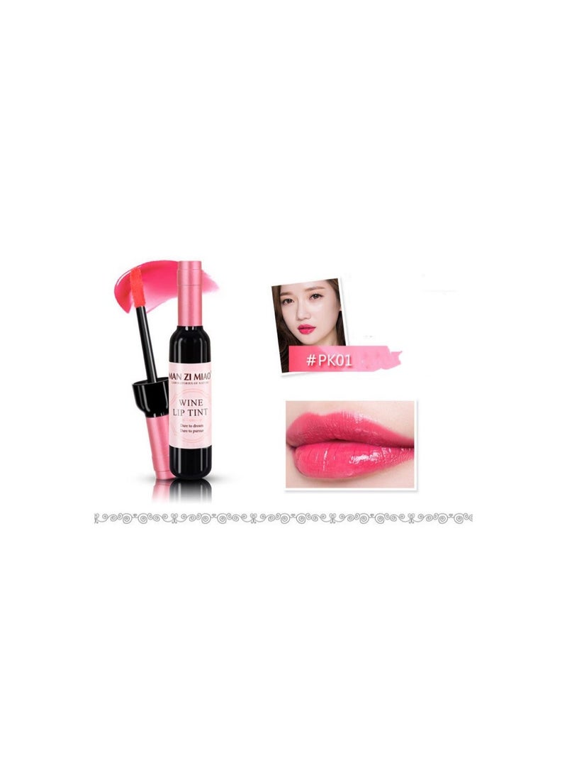 Man Zi Miao - Man Zi Miao Lip Tint  Lipgloss Waterproof Bottle Style Set Long-lasting Not Easy To Fade - Image 1