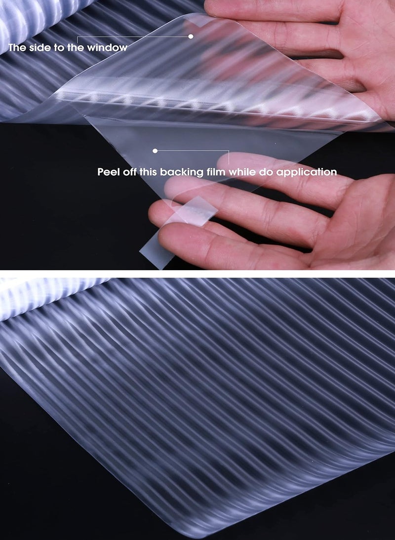 2m*60cm  Waterproof PVC frosted glass window sticker, self-adhesive privacy glass window sticker, UV resistant, heat control, suitable for bathroom, living room, kitchen, glass windows