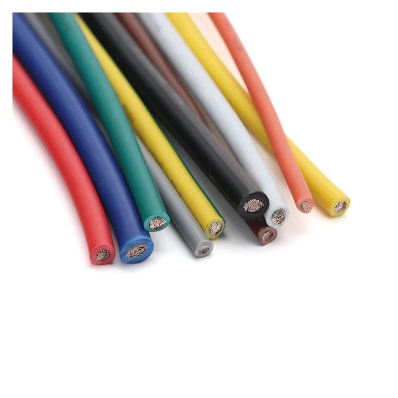 UL1015 Electric Wire PVC Insulated Lamp Lighting Copper Cable LED DIY Line 600V(YE,2 METERS-10AWG) - Image 4