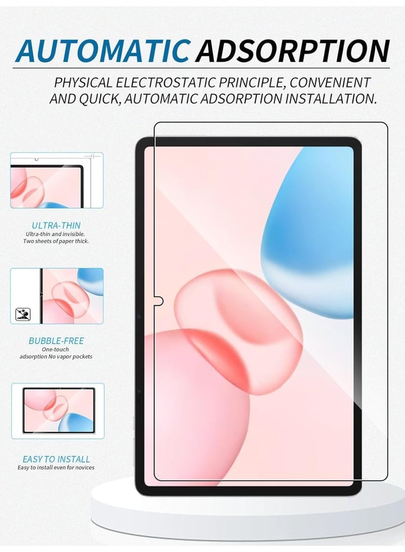 Tablet screen protector compatible with Honor Pad 10 12.1 inch 2025, tempered glass film with hardness 9, touch sensor, anti-fingerprint, anti-scratch, bubble-free (2 pieces) - Image 2