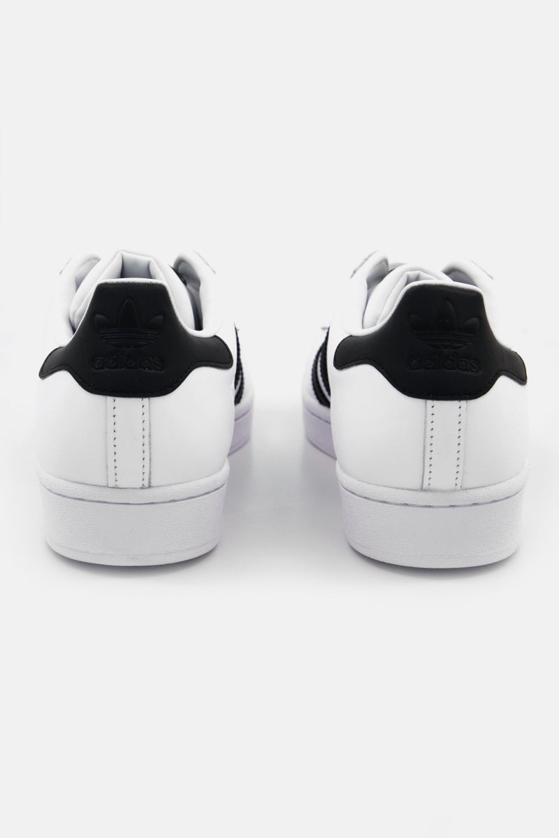 adidas Originals Men Superstar Lace Up Training Sports Shoe, White - Image 2