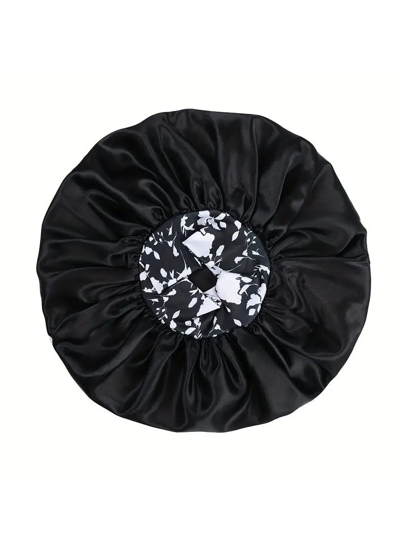 1pc Extra Large Satin Bonnets For Sleeping, Hair Bonnets For Women Braids Curly Straight Hair, Hair Cap With Floral Pattern Wide Elastic Band - pzsku/ZE8AC516EC2685AE697CDZ/45/_/1736519639/d0660bb1-d08e-4ab1-8b2d-624f808e619a