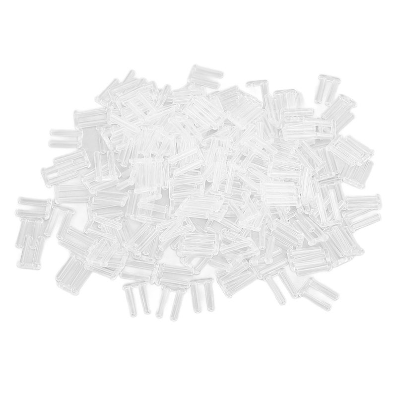 Rimless Glasses Compression Sleeves: Clear Robust Plastic - Secure Fit For Thick And Thin Frames, Easy Installation For Eyeglass Repair & Maintenance - Image 2