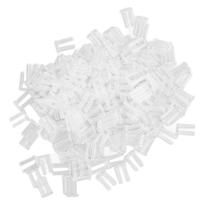 Rimless Glasses Compression Sleeves: Clear Robust Plastic - Secure Fit For Thick And Thin Frames, Easy Installation For Eyeglass Repair & Maintenance - Image 1