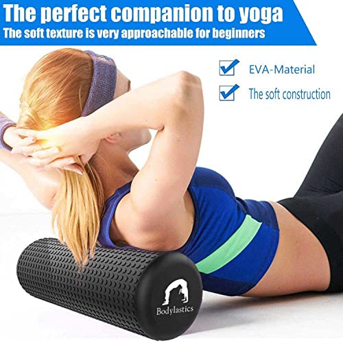 Bodylastics Foam Roller (30 x 15 cms) for Deep Tissue Massage, Relief from Sore Muscles Pain, Pre & Post Exercise Fitness Workout Sessions - Image 5